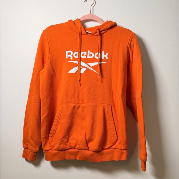 Reebok Other - Reebok Bright Orange Logo Pullover Hoodie - Men's
